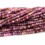 Red Ruby Natural DIY Necklace Bracelets Earrings Crystal Gemstones