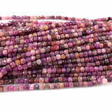 Red Ruby Natural DIY Necklace Bracelets Earrings Crystal Gemstones