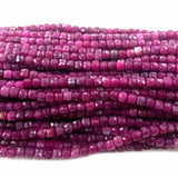 Red Ruby Natural DIY Necklace Bracelets Earrings Gemstones