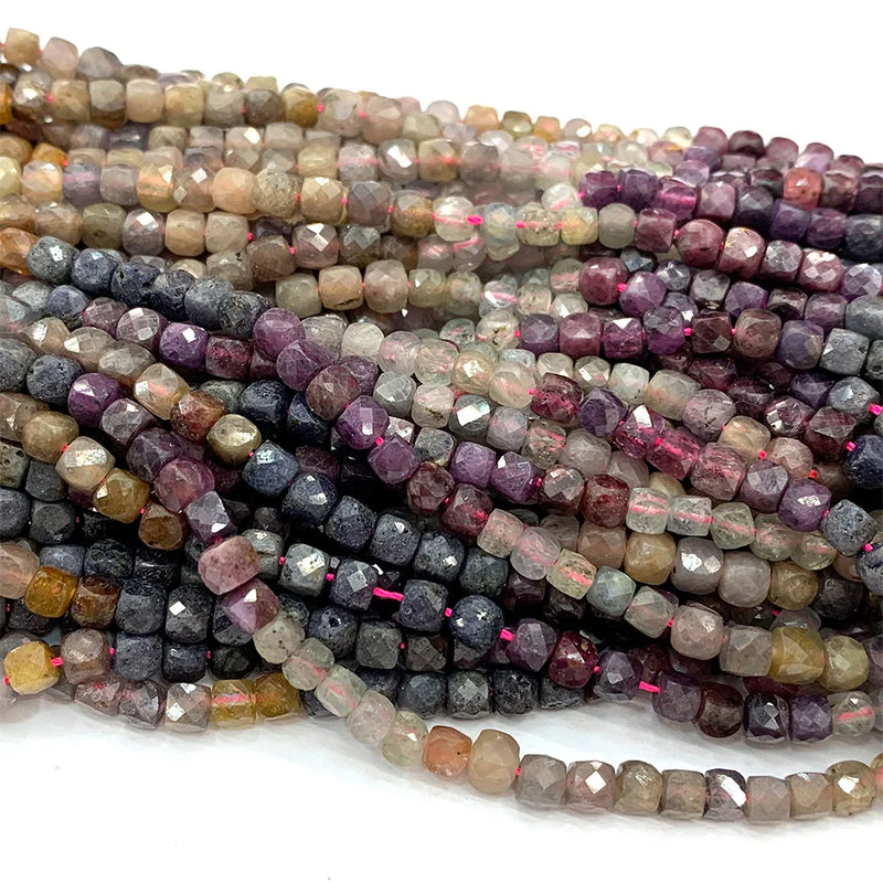Ruby and Sapphire Natural Jewelry Making Beads