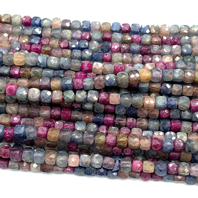 Ruby Sapphire Natural Stone DIY Necklace Bracelets Earrings