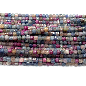 Ruby Sapphire Natural Stone DIY Necklace Bracelets Earrings