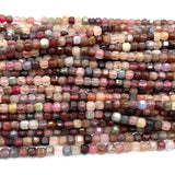 Spinel Natural Stones Charms Gemstones DIY Jewelry Cube Beads