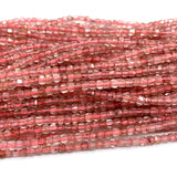 Strawberry Quartz Natural Stones Gemstones Necklace Bracelets Earrings