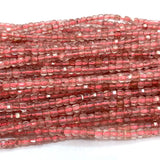 Strawberry Quartz Natural Stones Gemstones Necklace Bracelets Earrings