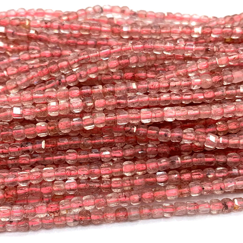 Strawberry Quartz Natural Stones Gemstones Necklace Bracelets Earrings