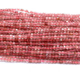 Strawberry Quartz Natural Stones Gemstones Necklace Bracelets Earrings