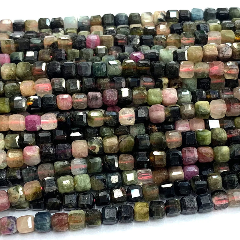 Tourmaline Natural Stones Charms Necklace Bracelets Earrings Beads