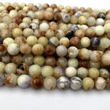 Yellow Purple Opal Round Crystal Beads for Jewelry Making
