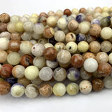 Yellow Purple Opal Round Crystal Beads for Jewelry Making