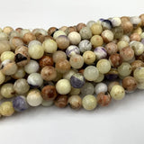 Yellow Purple Opal Round Crystal Beads for Jewelry Making