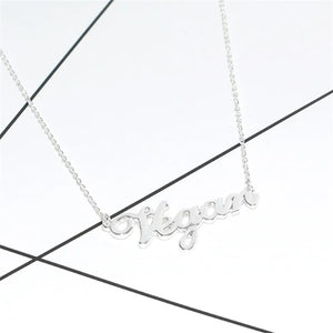 Vegan Necklace Customizable Letters Vegan Jewelry for Women
