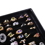 Velvet Ring Earrings Display Box Jewelry Organizer