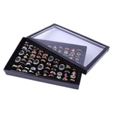 Velvet Ring Earrings Display Box Jewelry Organizer