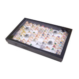 Velvet Ring Earrings Display Box Jewelry Organizer