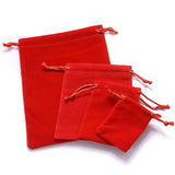 Velvet Flannel Gift Packing Jewelry Display Bags 5x7cm 7x9cm 10x12cm 13x18cm