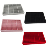 Velvet Bangle Tray With 40 Slot Inserts for Jewelry Storage
