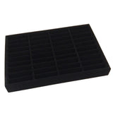 Velvet Bangle Tray With 40 Slot Inserts for Jewelry Storage