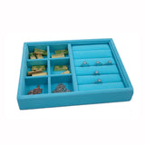 Velvet Jewelry Display Tray - Earrings Watch Pendant Holder Plate