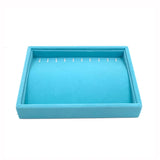 Velvet Jewelry Display Tray - Earrings Watch Pendant Holder Plate