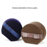 Velvet Box Storage Jewelry Display Organizer Ring Round Pendant Earrings Heart