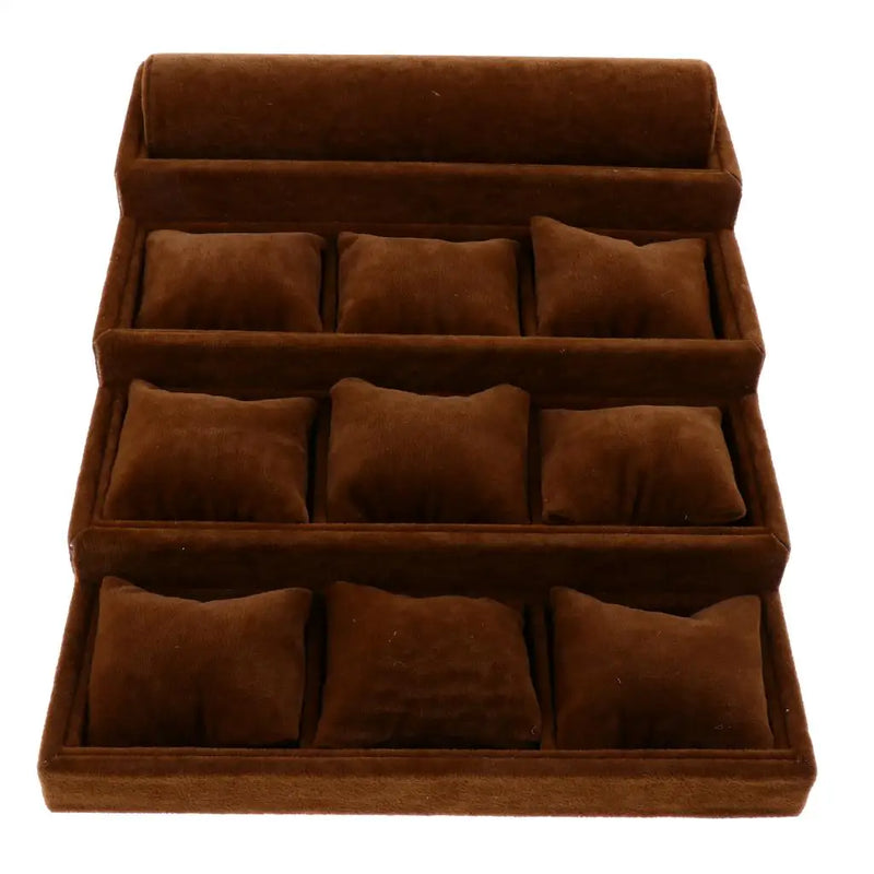 Velvet Bangle Holder Display Jewelry Trays Watch Tray Pillow Insert