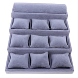 Velvet Bangle Holder Display Jewelry Trays Watch Tray Pillow Insert