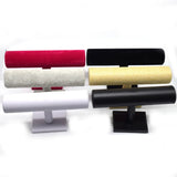 Velvet Bracelet Chain Display Stand Mixed Watch T-Bar Rack Jewelry Organizer