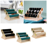 Velvet Bracelet Chain Watch 3 Tiers Rack Jewelry Organizer Display Stand