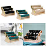 Velvet Bracelet Chain Watch 3 Tiers Rack Jewelry Organizer Display Stand