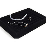 Velvet Jewelry Storage Display Box Tray Case Insert Display Ring Earring