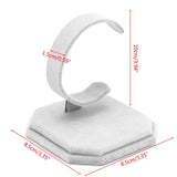 Velvet C Type Jewelry Bracelet Bangle Watch Display Rack Stand Holder