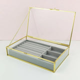 Velvet Jewelry Display Showcase Necklace Storage Holder