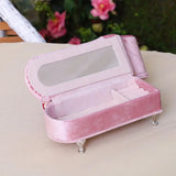 Velvet Jewelry Box Organizer for Rings Earrings Necklace