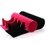 Velvet Detachable Headband Hair Hoop Hair Clasp Display Stand Rack