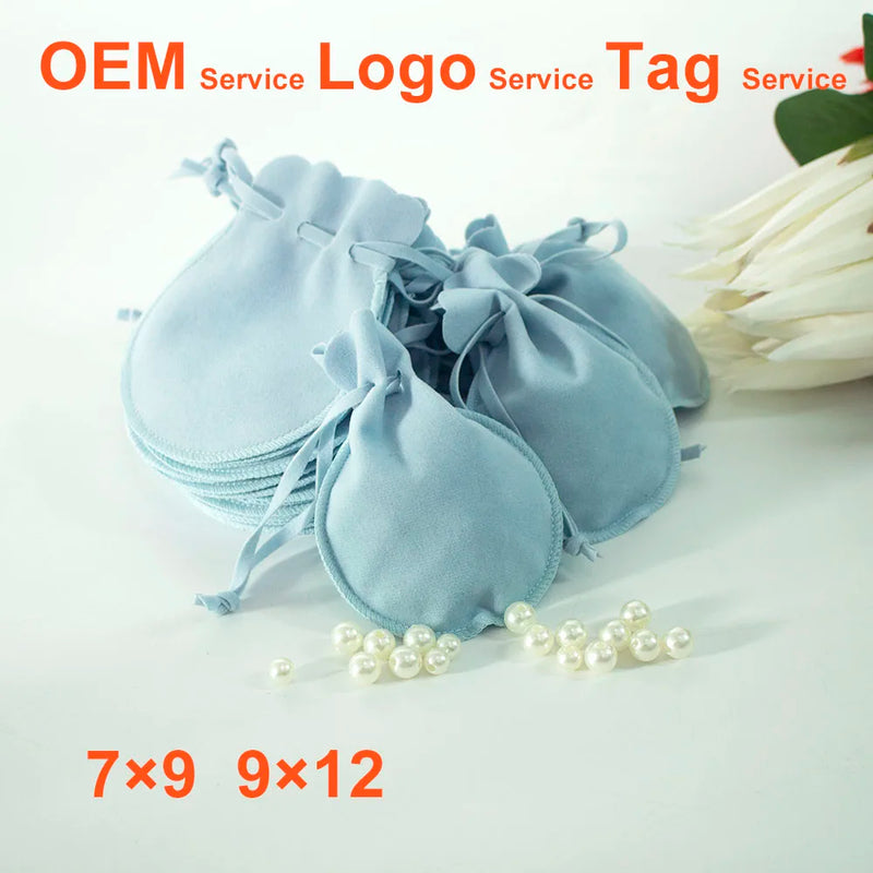 Velvet Drawstring Jewelry Bag Watch Pouches Ring Bracelet Wedding Gift Bag