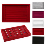 Velvet Earrings Ear Studs Display Stand Organizer Rack