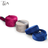 Velvet Engagement Ring Box Necklace Pendant Jewelry Display