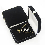 Velvet European Jewelry Box Ring Earrings Pendant Necklace Storage