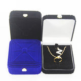 Velvet European Jewelry Box Ring Earrings Pendant Necklace Storage