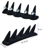 Velvet Finger Cone Fingertip Ring Stand Display Holder