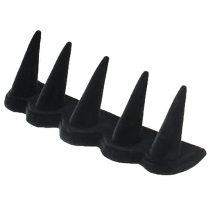 Velvet Finger Cone Fingertip Ring Stand Display Holder
