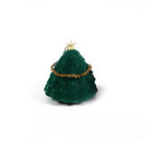 Velvet Flannel Christmas Tree Jewelry Storage Box