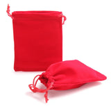 Velvet Gift Pouch 10x15cm Pack of 50 Drawstring Bag