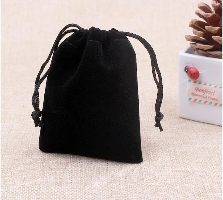 Velvet Gift Pouch 10x15cm Pack of 50 Drawstring Bag