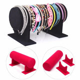 Velvet Hairclip Headband Hair Hoop Headdress Organizer Jewelry Display Holder