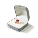 Velvet Heart Ring Box Jewelry Display Case Holder Wedding Gift Boxes
