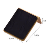 Velvet Jewelry Holder Organiser 4 Slots Ear Storage