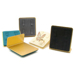 Velvet Jewelry Holder Organiser 4 Slots Ear Storage