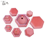 Velvet Jewelry Box for Rings Earrings Necklace Bracelet